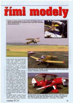 Setkání obřích modelů, RCM 10/2006 Setkání obřích modelů, RCM 10/2006