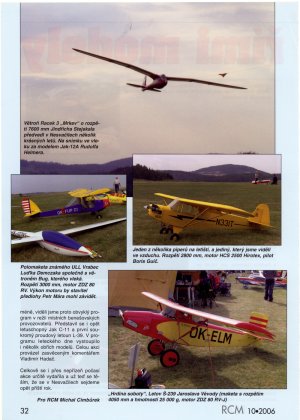 Setkání obřích modelů, RCM 10/2006 Setkání obřích modelů, RCM 10/2006
